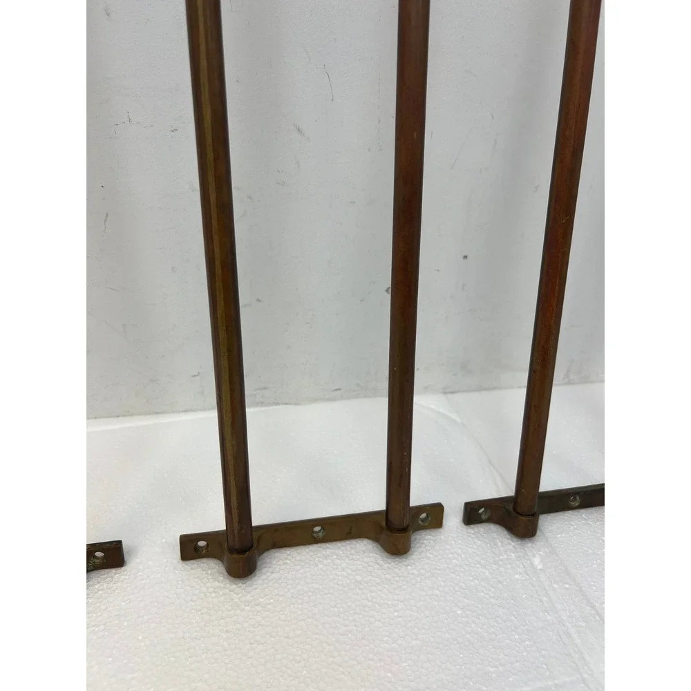 Vintage Yale Brass Wall Towel Racks Pullman Train Set of 5 Industrial Holders